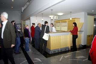 Registration desk